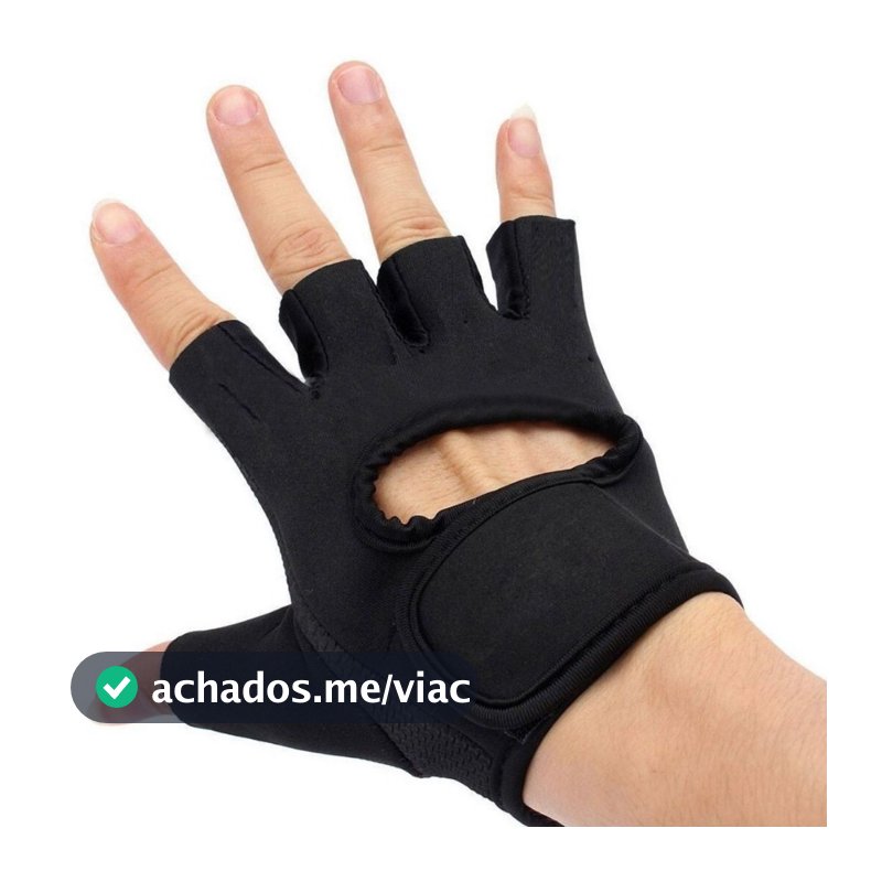 Par De Luva Para Academia Neoprene Treino Musculação Feminina Masculina