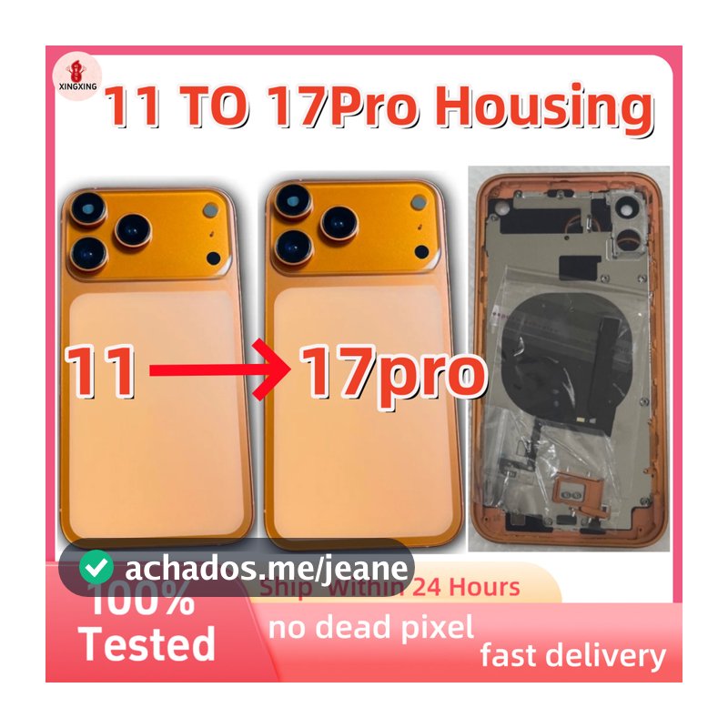 DIY Para Habitação 11 A 17 Pro Capa Traseira , Escudo Traseiro Bateria Quadro Médio Substituição
