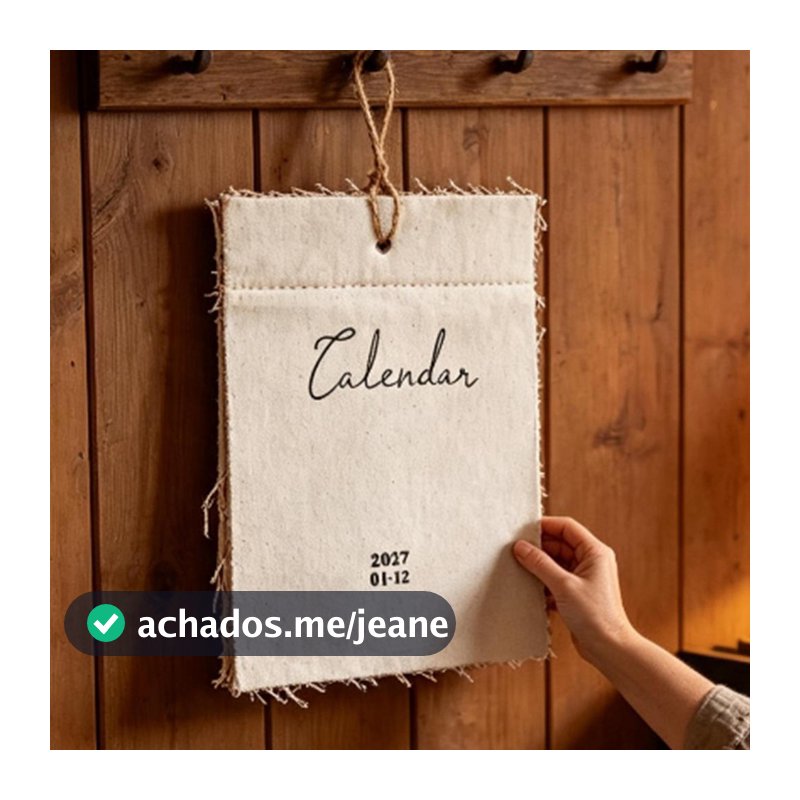 Calendário Bonito 2027 Criativo Lona Gancho Decoração De Parede Festa Festival DIY Presente heqoibr