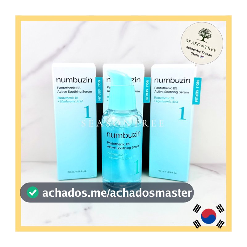 [Numbuzin] No . 1 Ácido Pantotênico Soro Calmante Ativo Pacote 50ml/50ml + 50ml