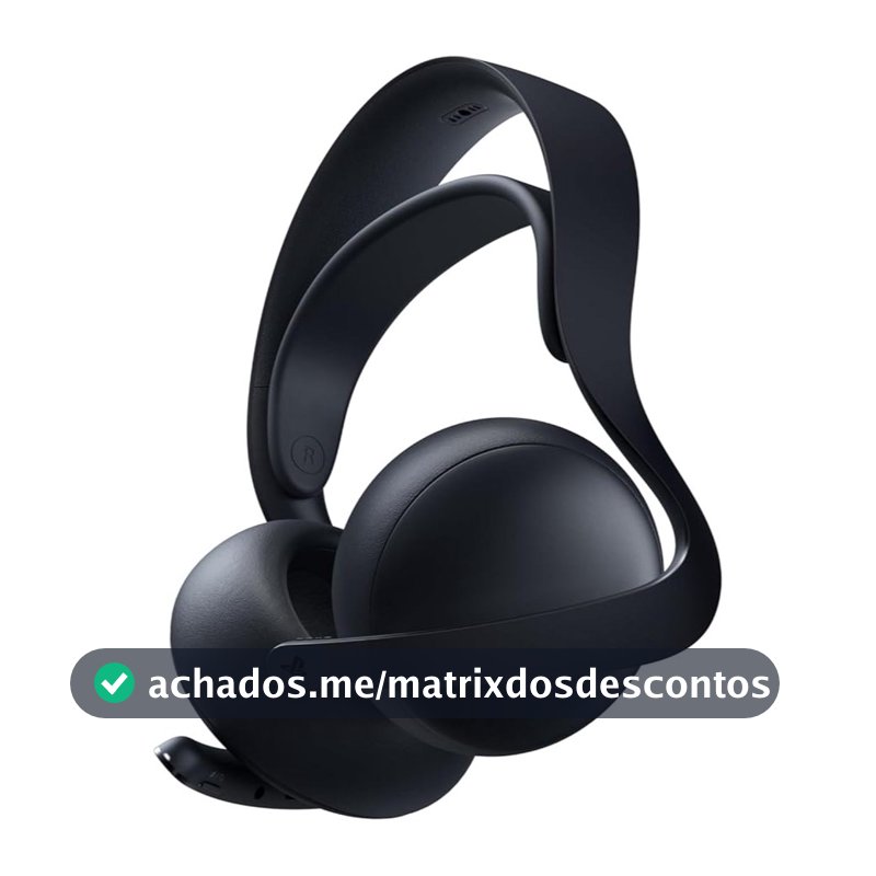Headset Sem Fio PS5 Pulse Elite Sony Midnight Black - Playstation 5