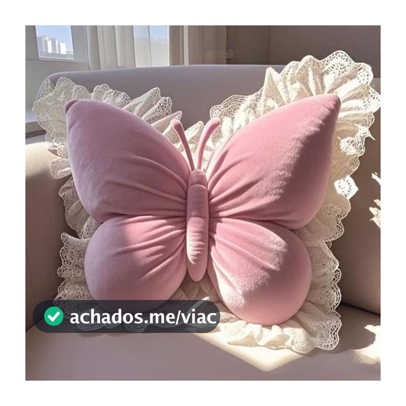 Nova princesa ins borboleta escritório travesseiro quarto rendas carro sofá almofada cama casa travesseiro especial