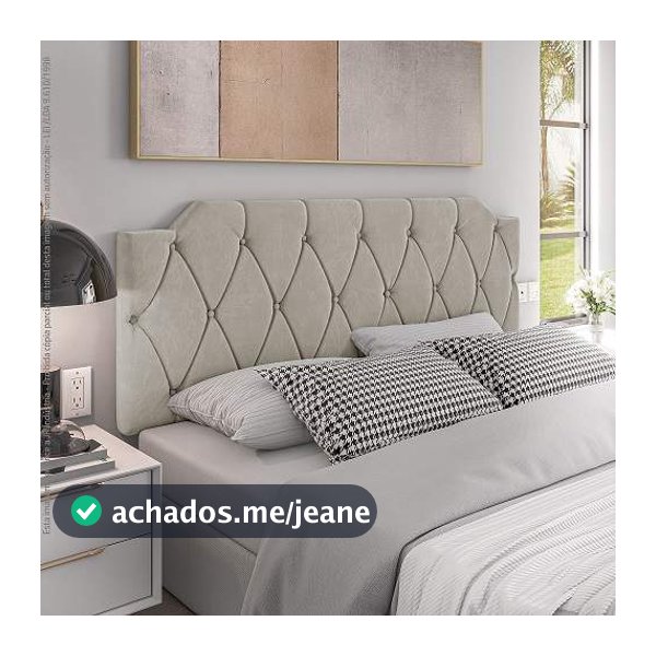 QUEIMA DE ESTOQUE PROMOÇÃO! Cabeceira Estofado Box Casal 1,40x54cm - Várias Cores KELLY