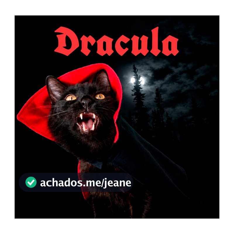 🧛 Fantasia Pet Vampiro | Capa Drácula para Cachorro e Gato halloween