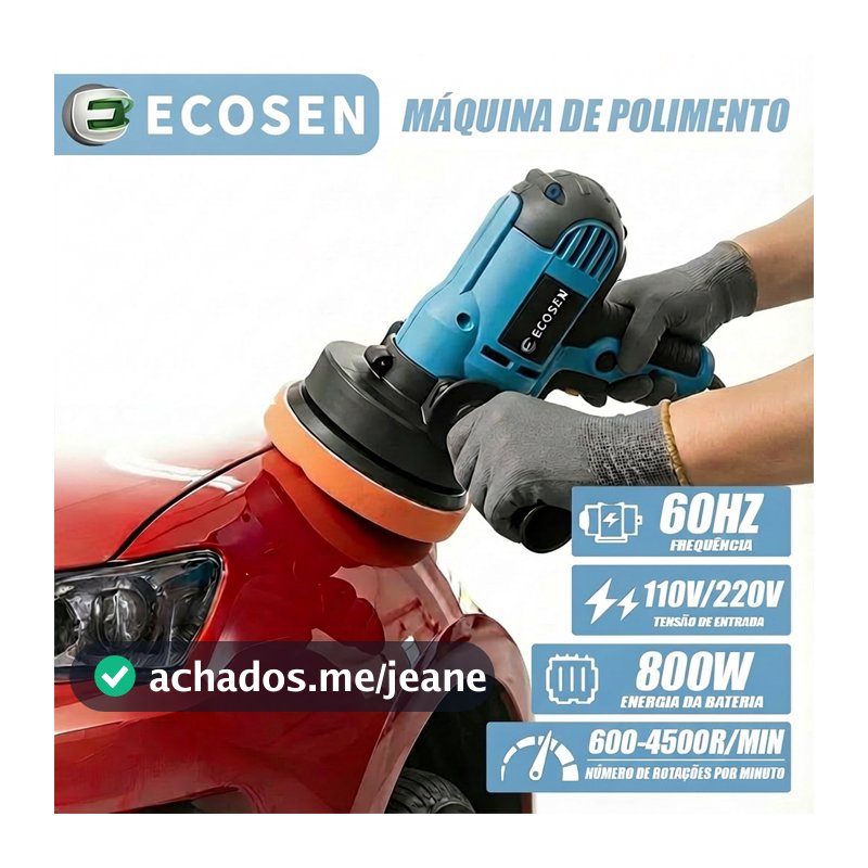 Politriz Lixadeira Multifunções Angular Automotiva Profissional Esmerilhadeira ECOSEN