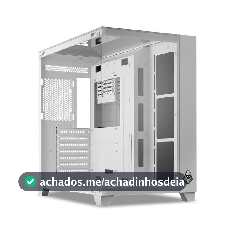 Gabinete Gamer Mancer CV550, Mid-Tower, Lateral de Vidro, Branco, MCR-CV550-WH