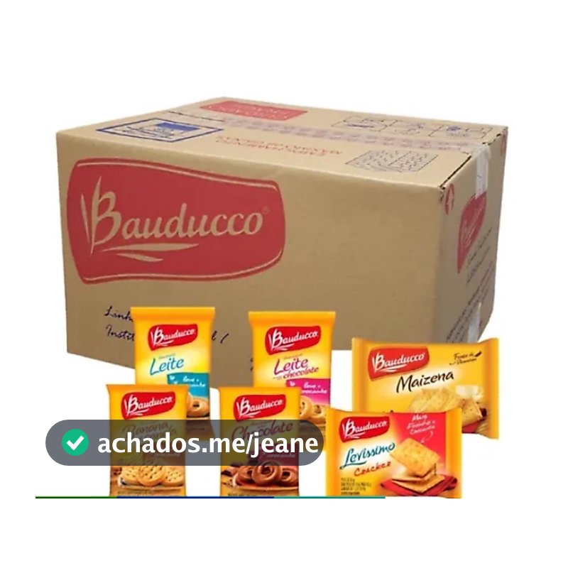 Biscoito Bolacha Bauducco Amanteigado Sachê 11,8g 25 Unidades Kit Coffee Break Hotel Todos os Sabores
