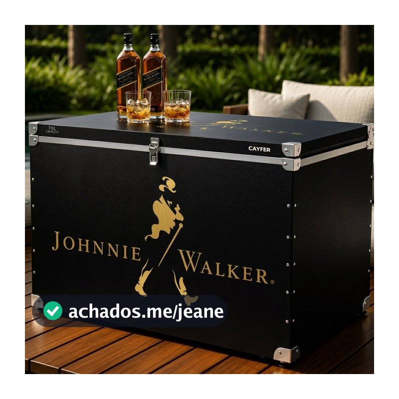Caixa Térmica Grande Cooler 70 Litros Preto  - Cerveja Festa 48 Horas de COnservação