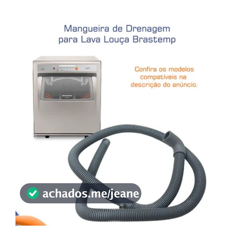 Mangueira Drenagem Lava Louças Brastemp Blf06 Blf08 Original