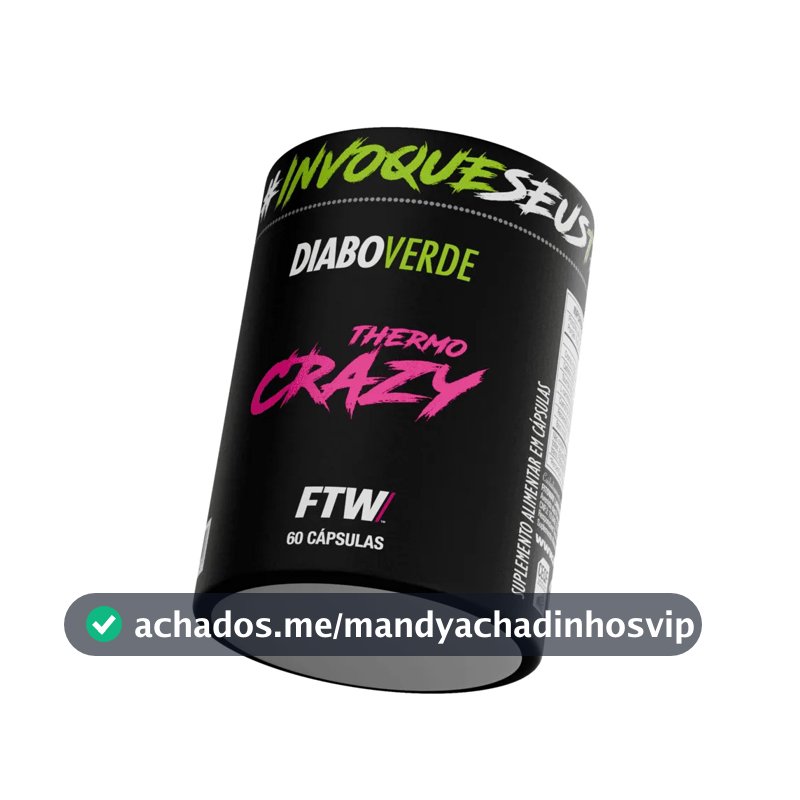 Thermo Crazy Pote 60 Cáps  - Diabo Verde - FTW