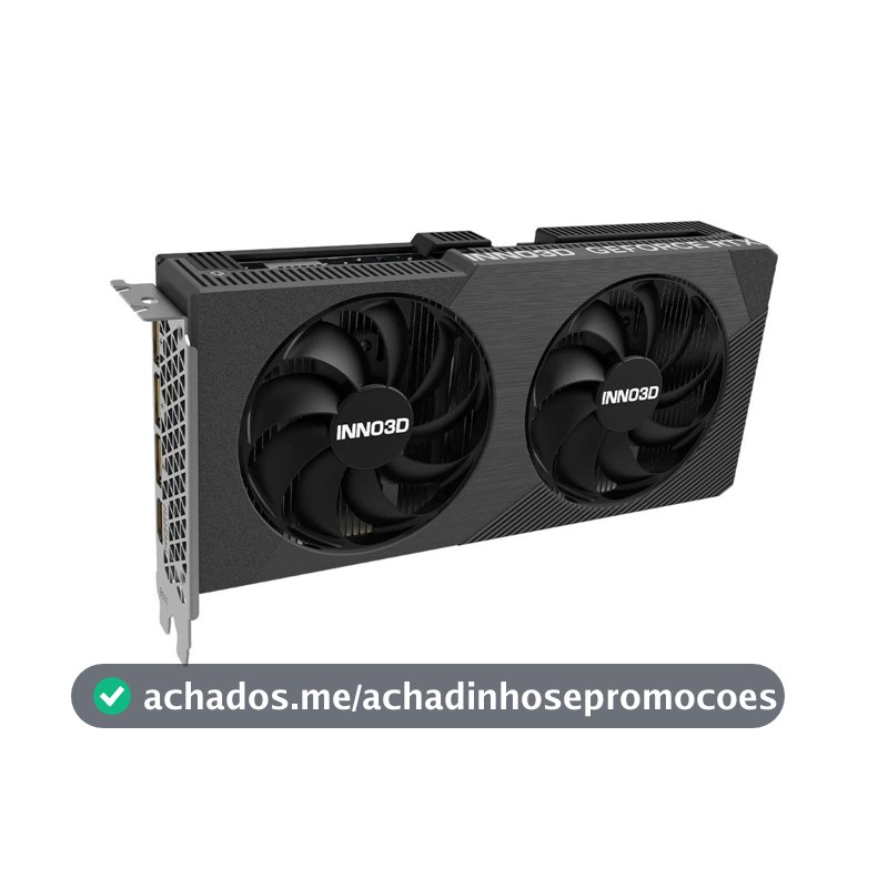 Placa de Video INNO3D GeForce RTX 5060 Twin X2 8GB 128BITS GDDR7 N50602-08D7-195071N - INNO3D