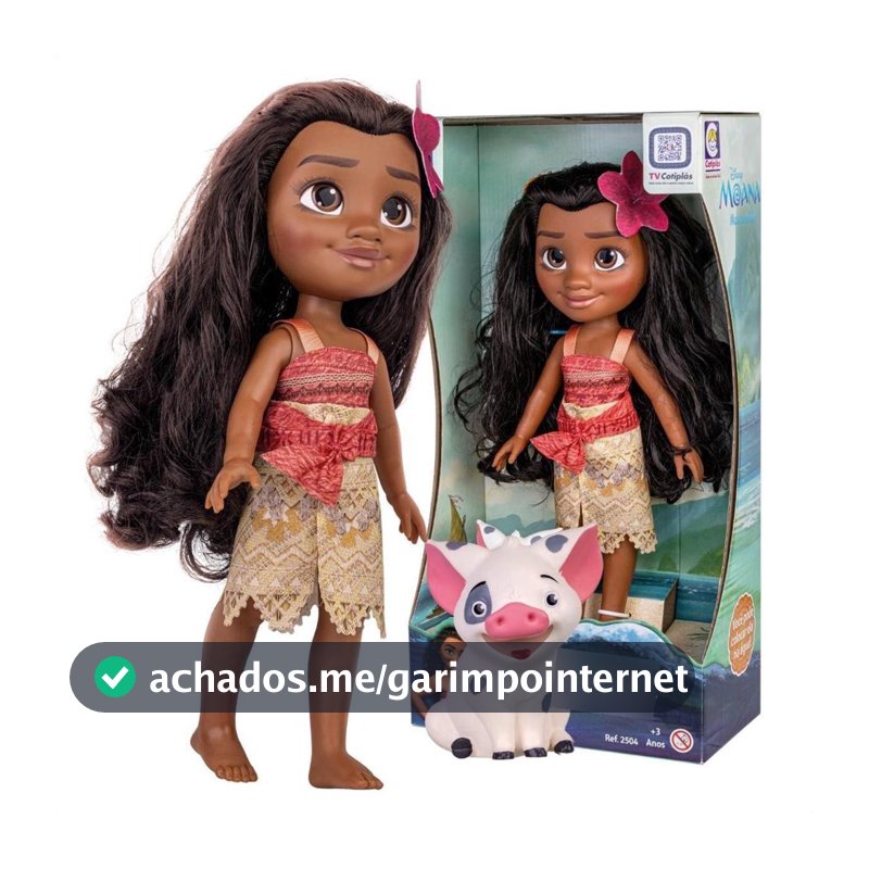 Boneca Moana E Pua Cotiplas 2600