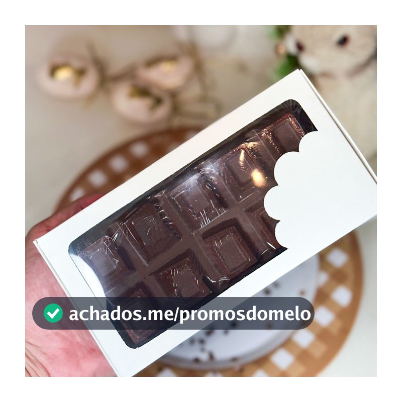 Caixas Para de Barra Chocolate Gourmet 300g 16x8,5x3,5cm Confeitaria Kits 1040