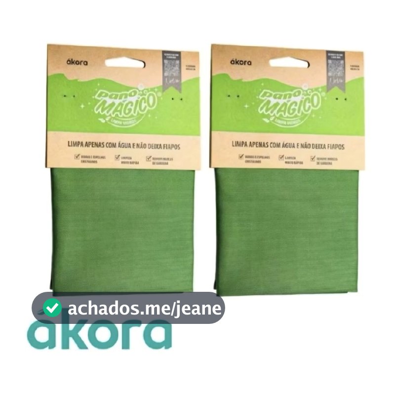Pano Mágico Limpa Vidros ákora Microfibra Sem Fiapos Espelho Box Janelas todos tipos de vidros