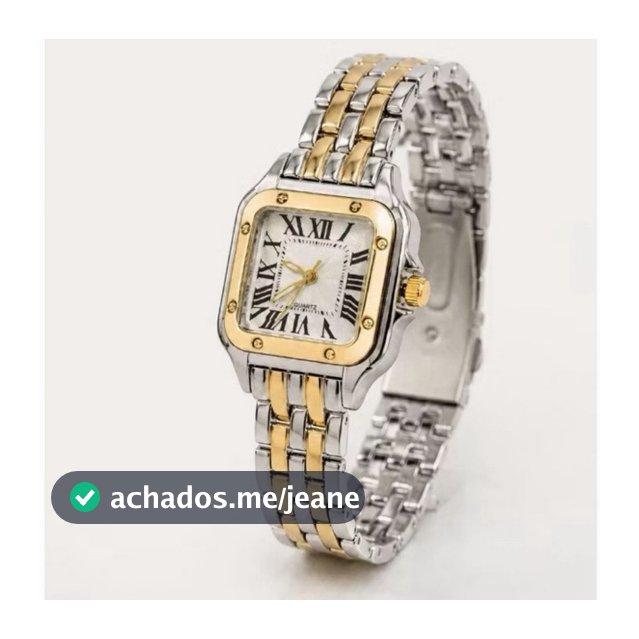 Relógio Feminino Pallyjane/DHP Prova D'agua Quadrado Luxo Moda Mulher Elegante DHP1