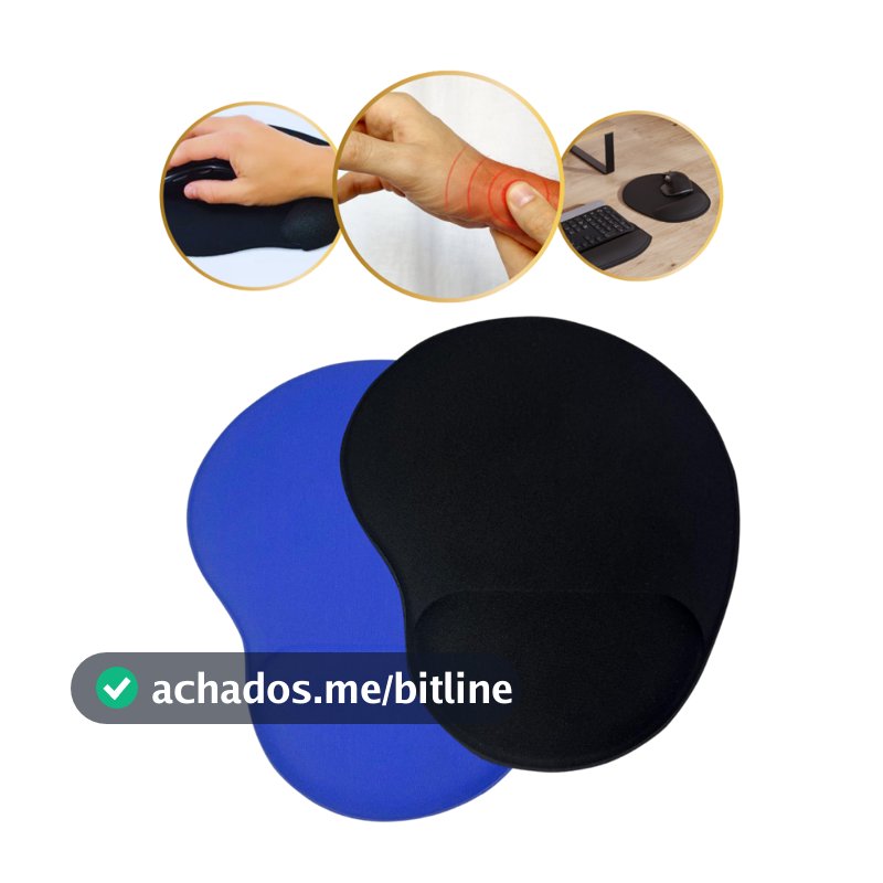 Mousepad Ergonômico Gamer Com Apoio De Punho Pulso Mouse Pad Ergonomico Confortável Expedição