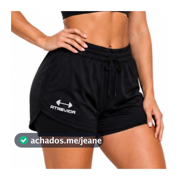 Shorts 2 em 1 Feminino Bermuda Dupla Para Treino Academia Caminhada Corrida Cardio