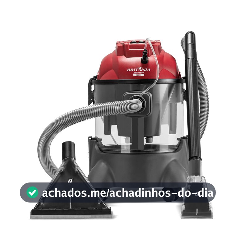 Extratora de Sujeira Britânia BEX2000V 3 em 1 1200W