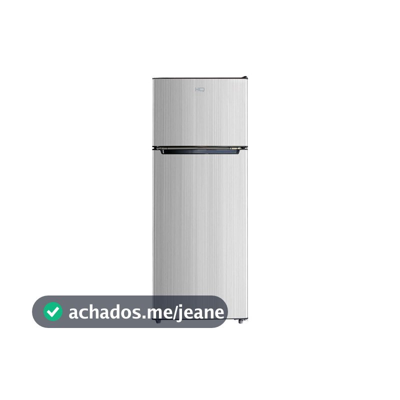 Geladeira Refrigerador HQ Defrost 230 Litros Cinza HQ-230RDF