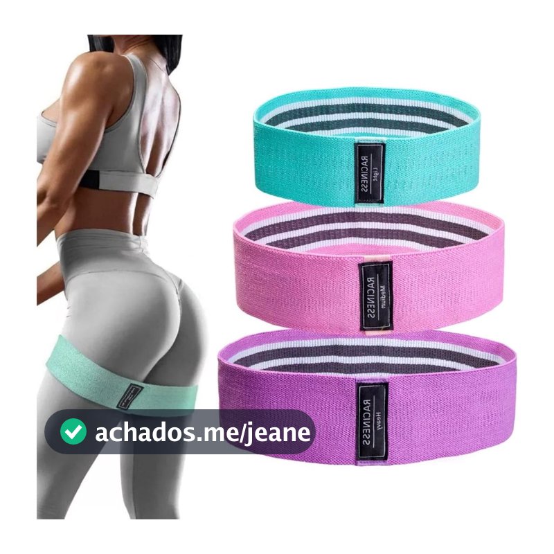 Kit Mini Band 3 Elastico Faixa Terabander Extensor Superband