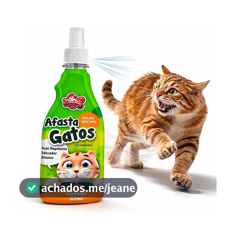 Spray 500ml Repelente Afasta Gatos Moveis Mesa Sofa Tapete Repelente Adestramento Pet Treinamento Gatinhos Anti-Odor