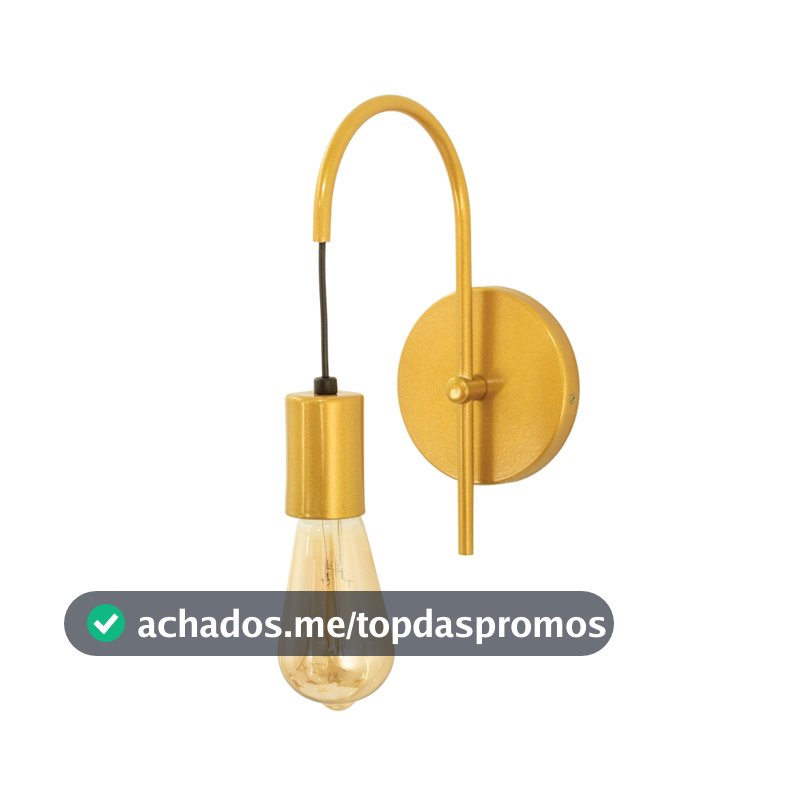 Luminária Parede Arandela Abajur Moderno Quarto Cama Cabeceira Alumínio Soquete E27 - Várias Cores