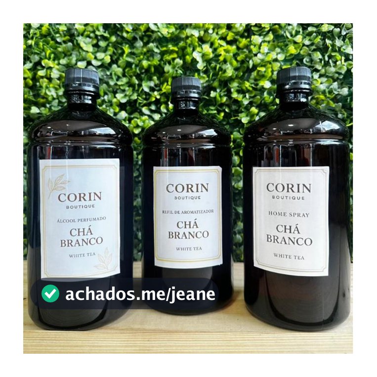 Kit 03 Itens Chá Branco Casa Perfumada – 1L