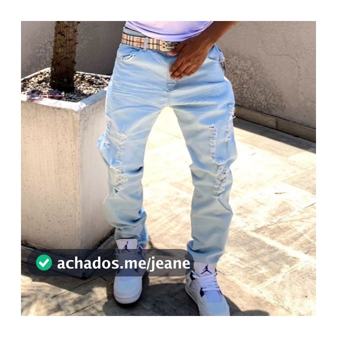 Calça Jeans Clara Rasgada Drip US Corte Gringo Destroyed - DRIP EUA COMPANY DRILL Moda Trap Rap Gringa Apertada Skinny