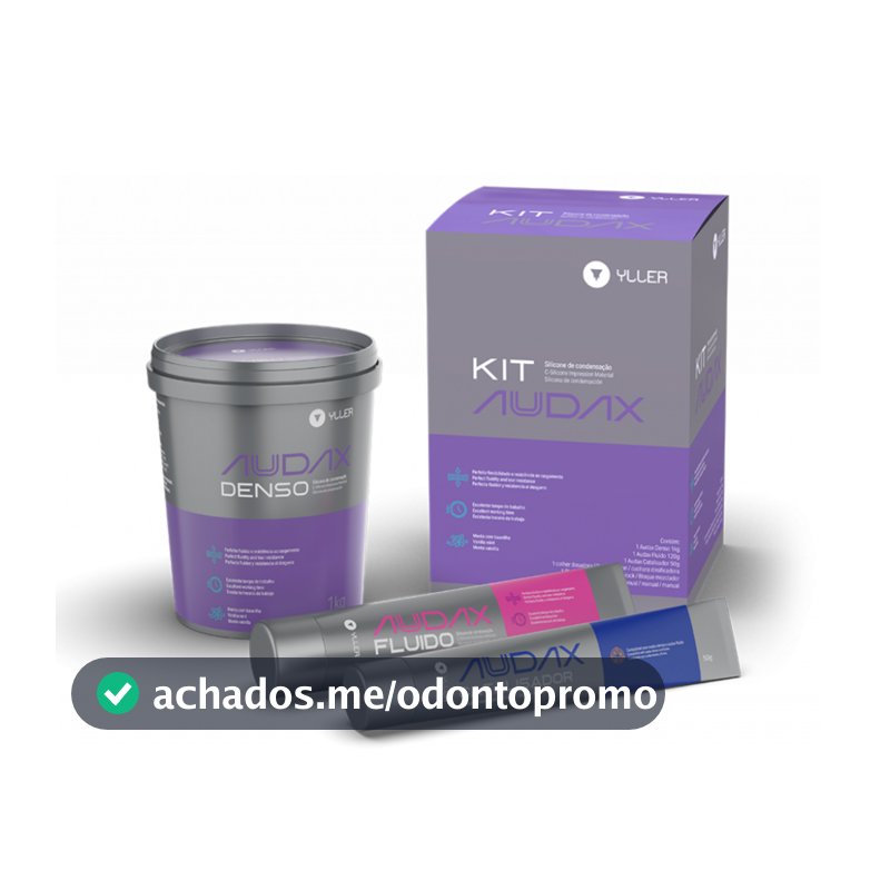 Silicone de Condensação Audax 1kg Yller | Alta Precisão para Moldagens Odontológicas