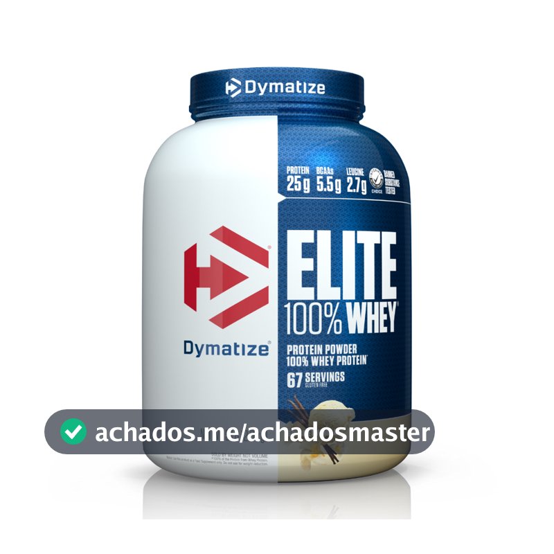 Whey Protein Elite Dymatize 2,3kg sabor Goumet Baunilha