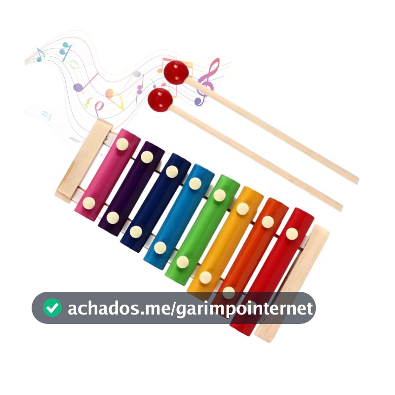 Brinquedo Musical Xilofone Infantil Montessori Brinquedo Educativo Bebê Brinquedo de Madeira