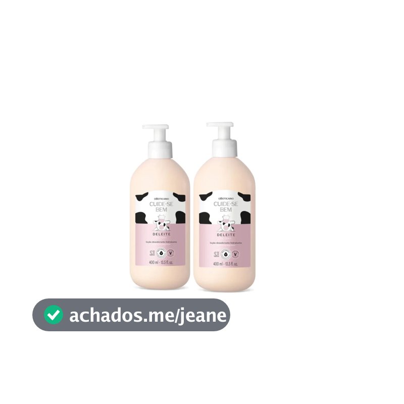 Kit 800ml Cuide-se Bem Deleite Delight – 2 Unidades de 400ml