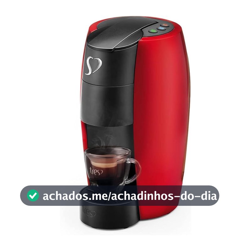 Cafeteira Espresso 3 Corações Lov Multibebidas Vermelha - 220V