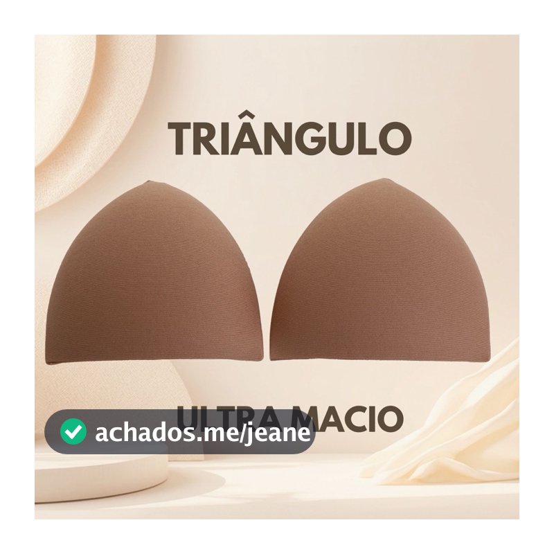 Kit 4 Pares Bojo Triângulo Cortininha Removível Biquini Top Fitness Premium