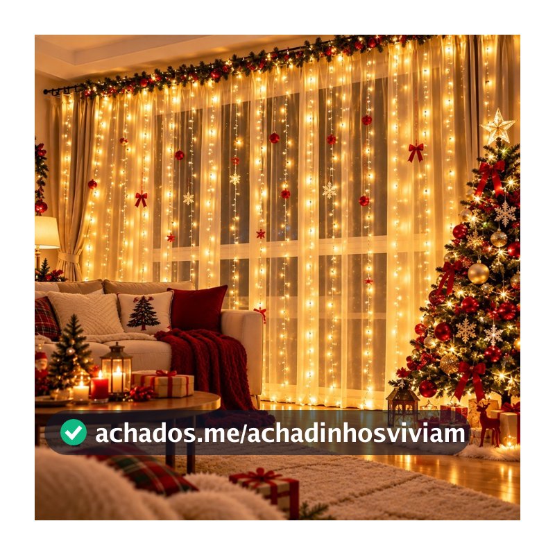 LED Cortina luz led pisca pisca de natal ao Luzes Pisca Cascata Decoração Branco Quente Janela