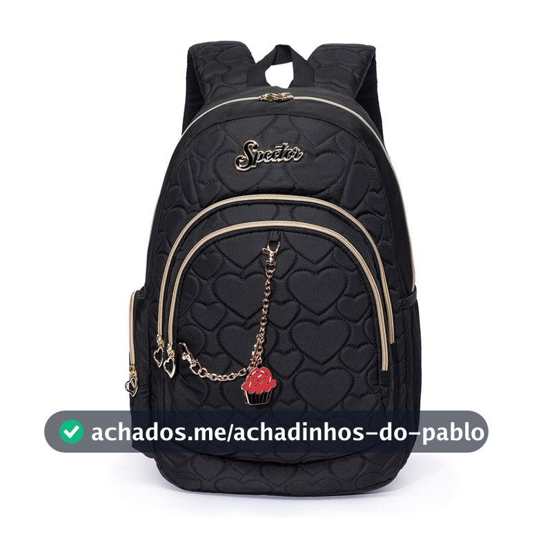 Mochila Spector Metalassê Resistente Escolar Passeio