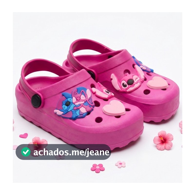 Babuche Infantil Feminino Original Antiderrapante Várias Cores Para Menina Sandália Fechada Promoção