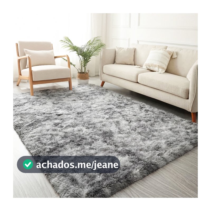 Tapete Sala 2,00 x 1,50 Quarto Peludo Felpudo