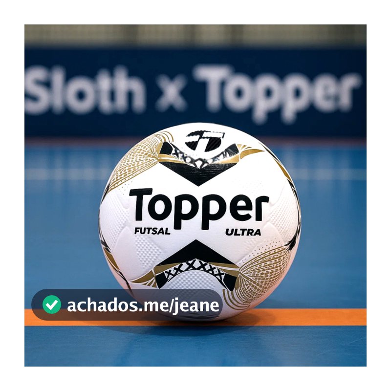 Bola de Futsal Topper Ultra Salão Colagem Dupla Oficial
