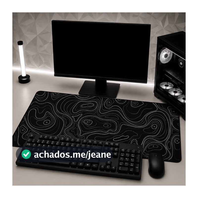 Mouse Pad Gamer Trabalho Antiderrapante Alta Precisão Grande Desk Pad Base Emborrachada para Teclado e Mouse Estudo
