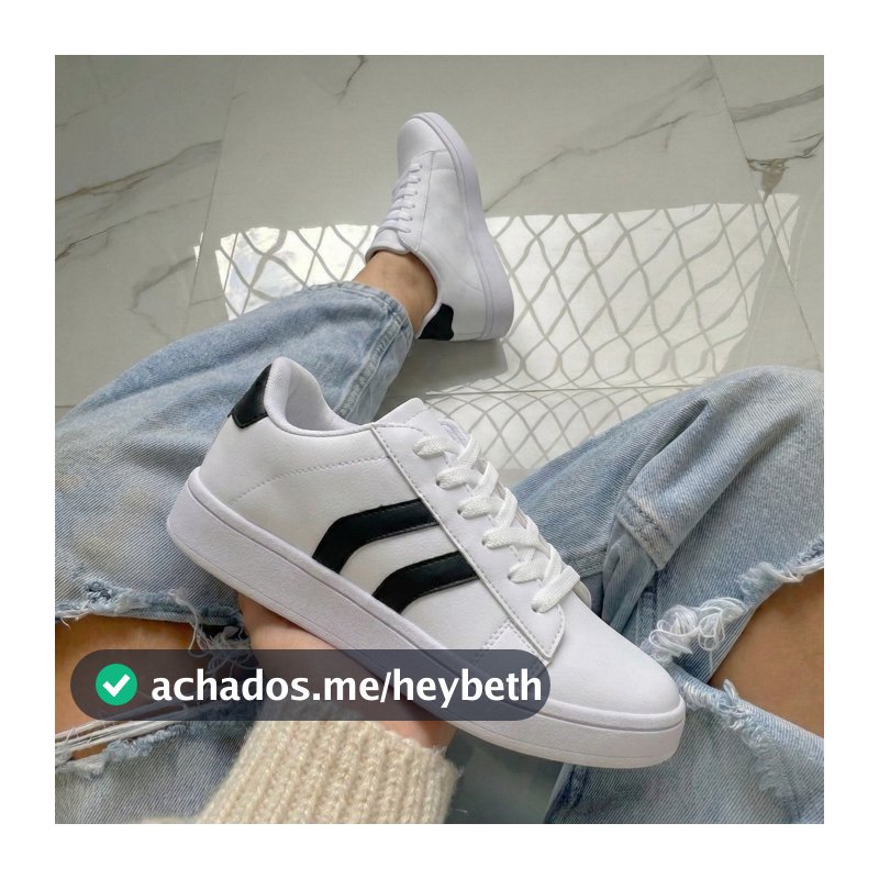 Tênis Feminino Sapatênis Branco Macio e Confortável Leve Macio Promoção Envio Rapido