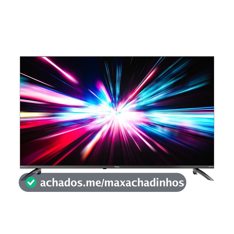 SMART TV PHILCO 50" 4K UHD ROKU TV HDR10 DOLBY AUDIO P50CRB SPACE GRAY