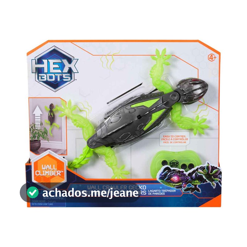 Lagarto Geckosaurus com Controle Infravermelho - Hex Bots
