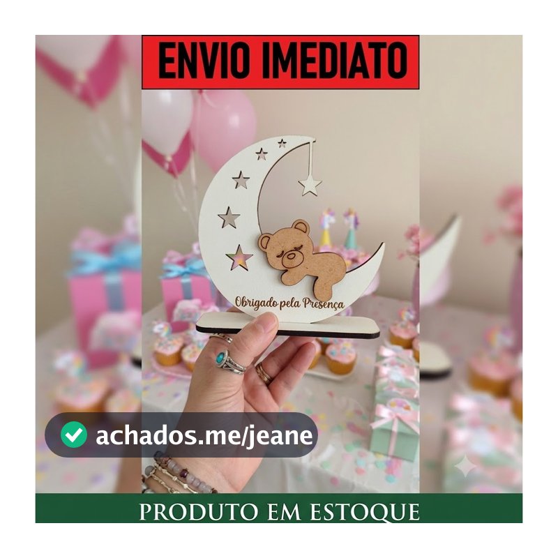 kit 10 lembrancinha ursinho chá de bebê chá revelação aniversario menino menina