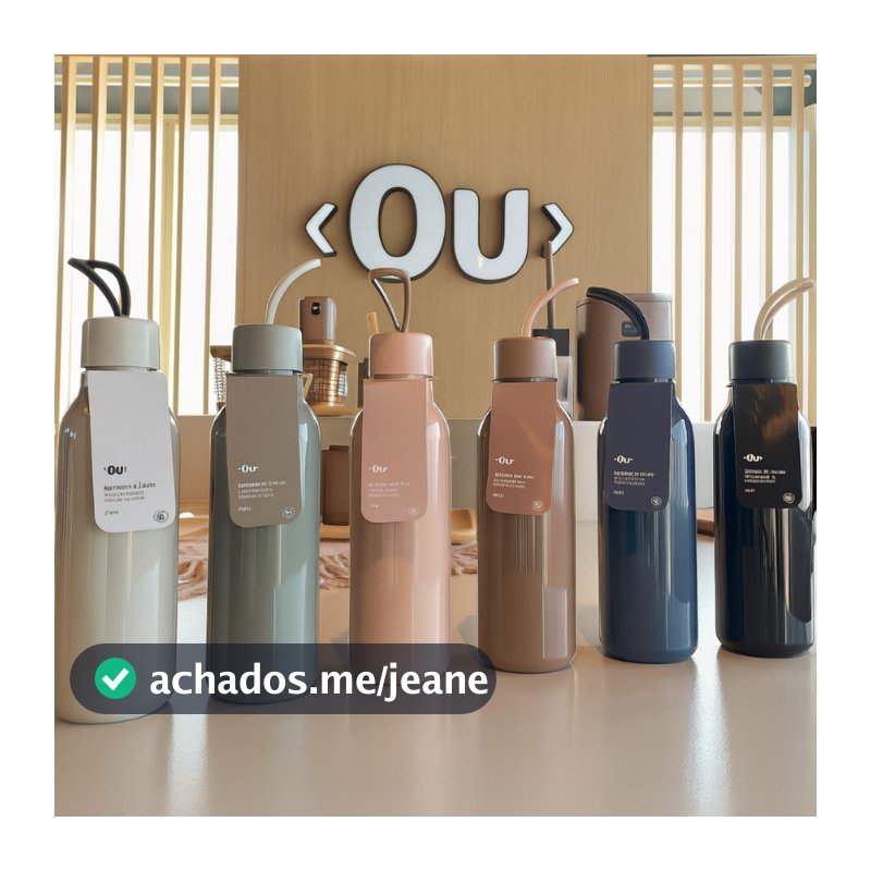 Garrafinha De Água Squeeze Academia Treino 700ml de Plástico Liv Colors Ou - Cores