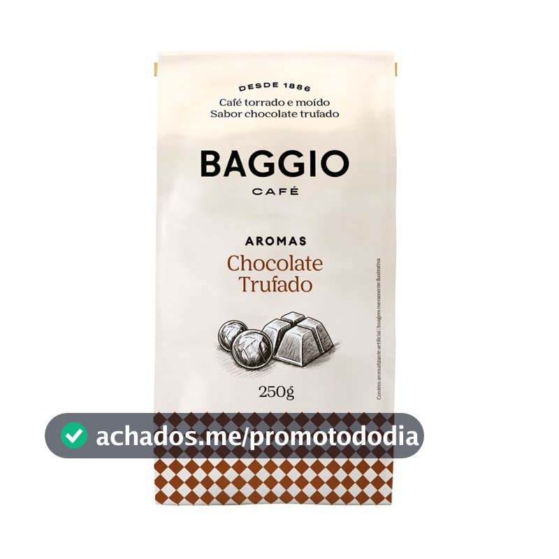 Baggio Café - Café Torrado e Moído Aromas Chocolate Trufado 250g