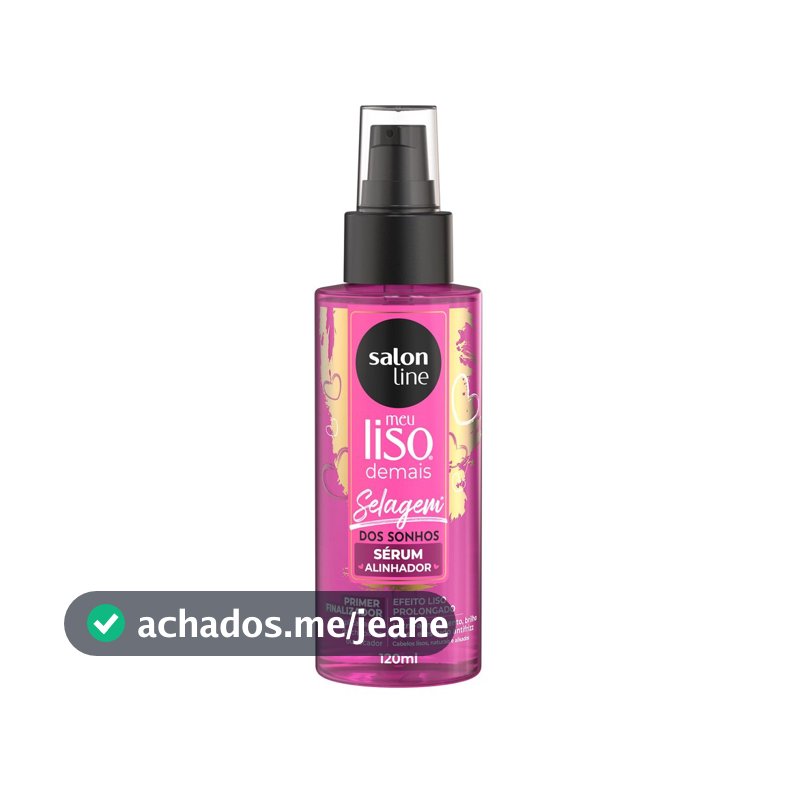 Óleo Sérum Selagem dos Sonhos Meu Liso Demais 120ml