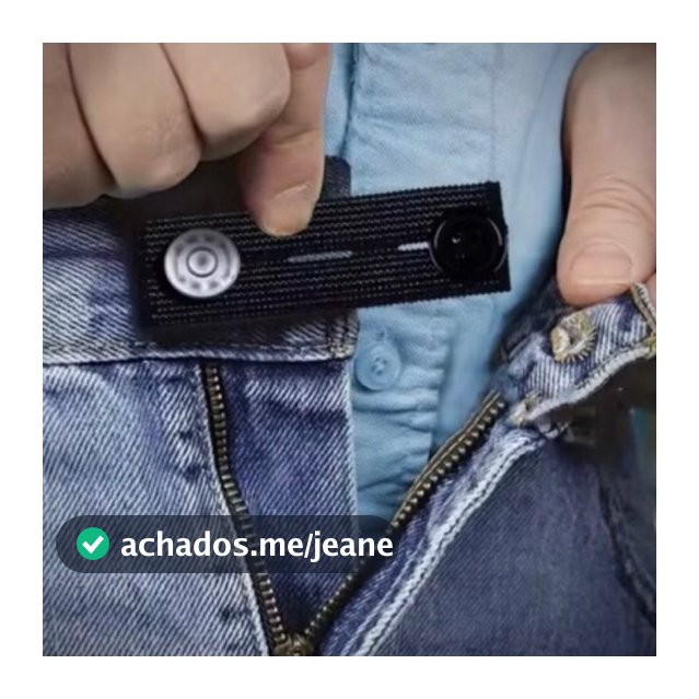 extensor De Calça jeans ajustavel Grávidas  Gestante  gestaçâo Elástico aumenta medidas