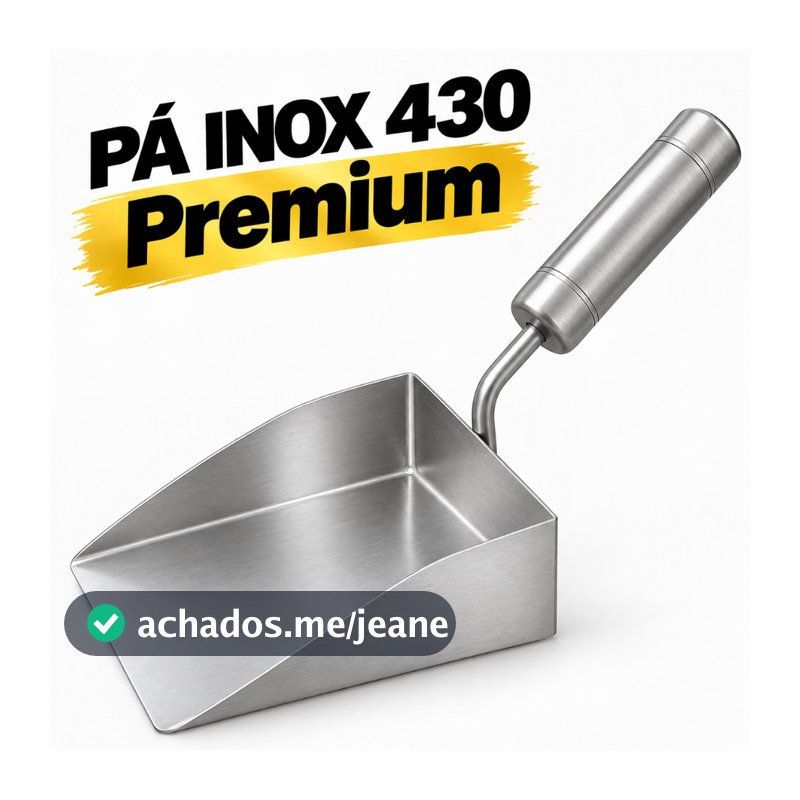 Pá Limpeza Churrasqueira Cinza Carvão Brasa Alta Durabilidade Em Inox