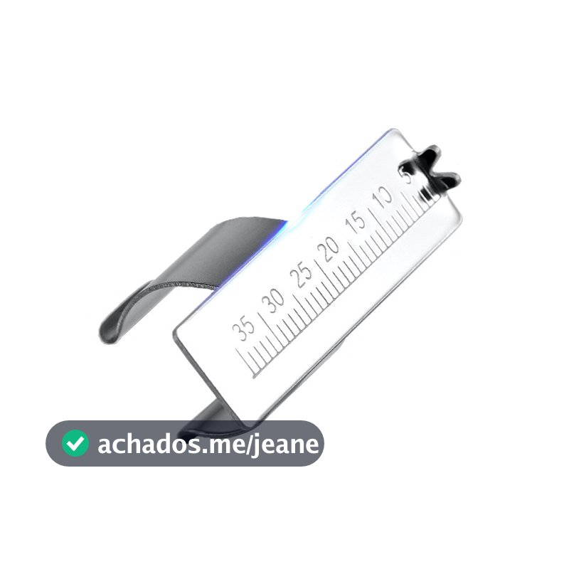 Régua De Anel Dental De Metal , Instrumento De Dentista , Ferramenta De Medição De Canal Radicular Para De Dedo , Ferram